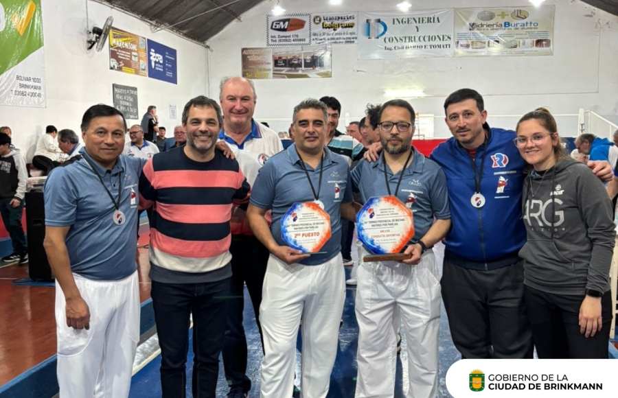 Brinkmann recibió el Torneo Provincial de Bochas