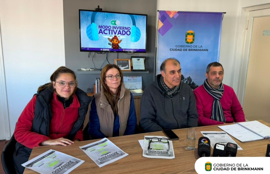 Presentaron actividades de INVIERNO en Brinkmann
