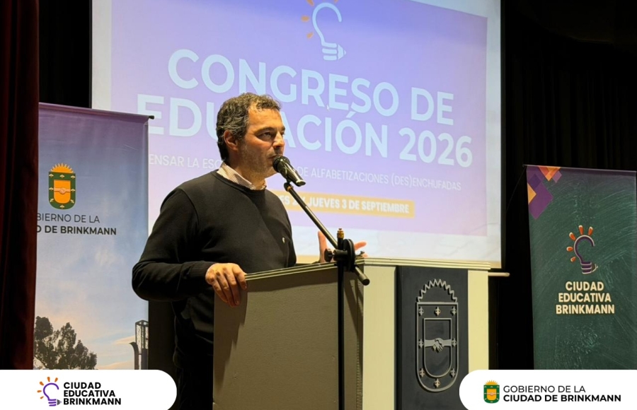 Brinkmann vivió con éxito el Congreso de Educación 2026