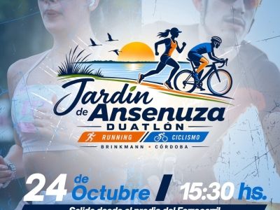 Se viene el Duatlón Jardín de Ansenuza