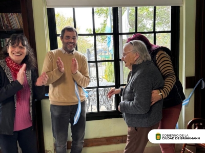 Se inauguró la Biblioteca Tino Santamaría