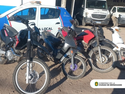 Guardia Local sacó de circulación motocicletas en infracción