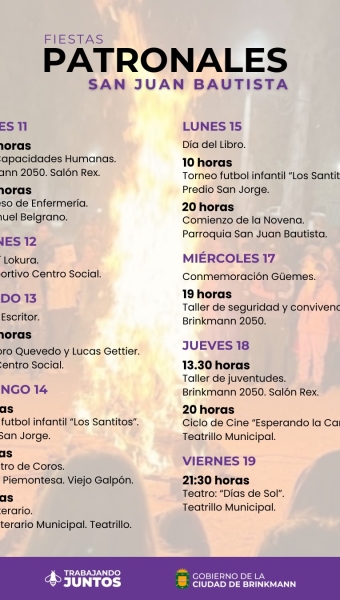 Agenda de Patronales