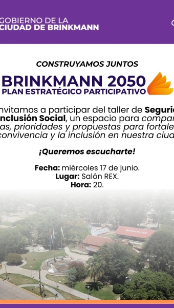 Taller de Seguridad e Inclusión Social